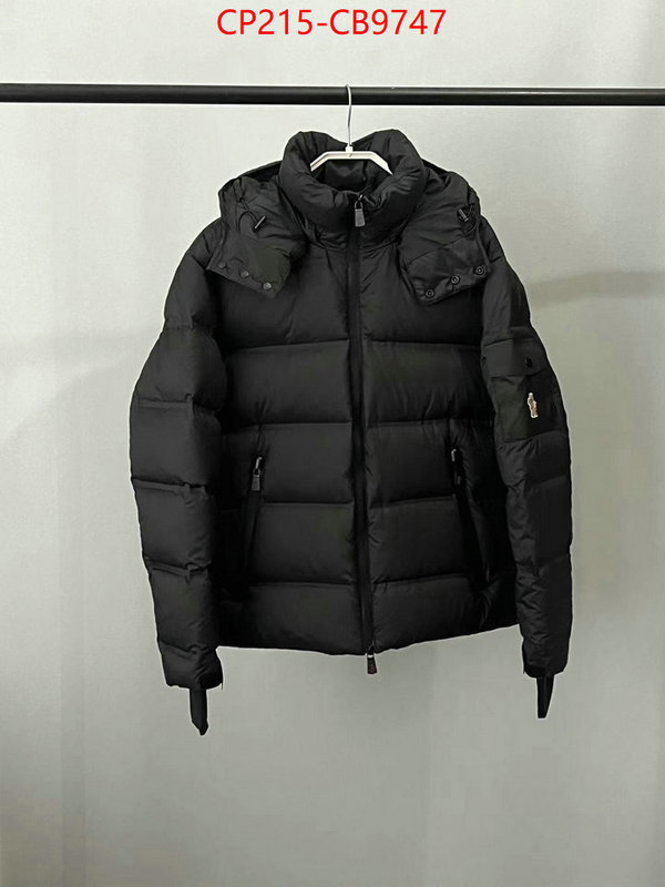 Down jacket Men-Moncler wholesale ID: CB9747 $: 215USD