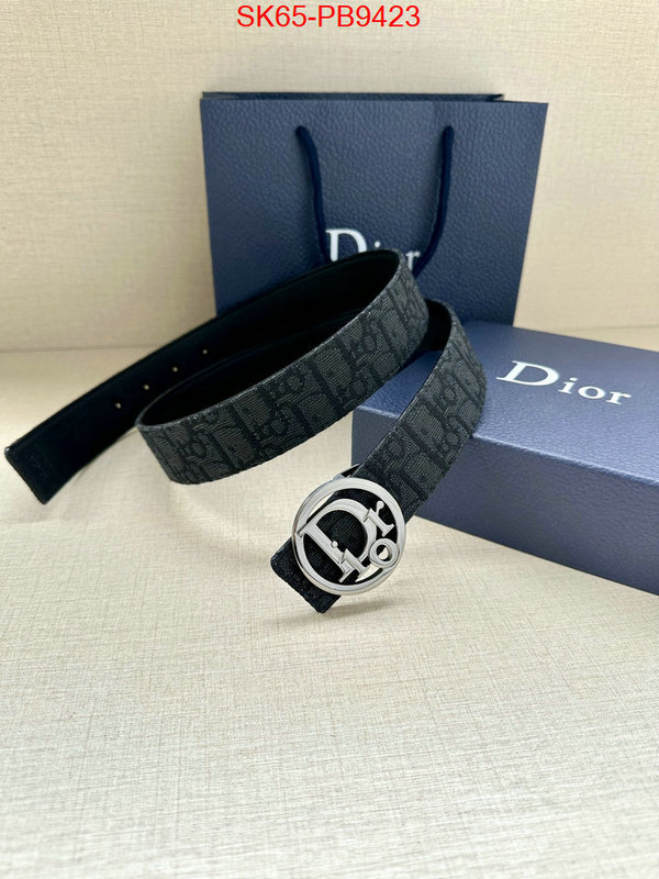 Belts-Dior replcia cheap ID: PB9423 $: 65USD