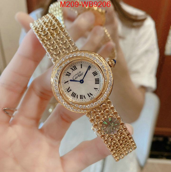 Watch(TOP)-Cartier buy replica ID: WB9206 $: 209USD