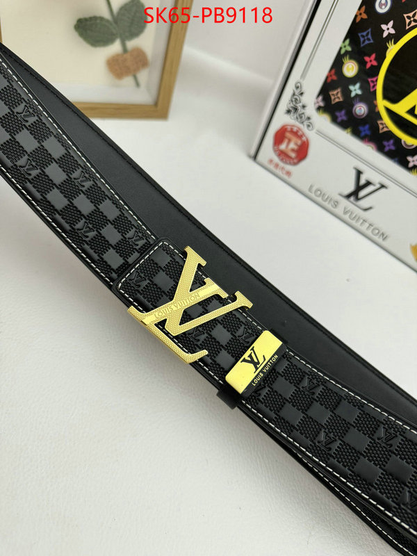 Belts-LV fashion designer ID: PB9118 $: 65USD