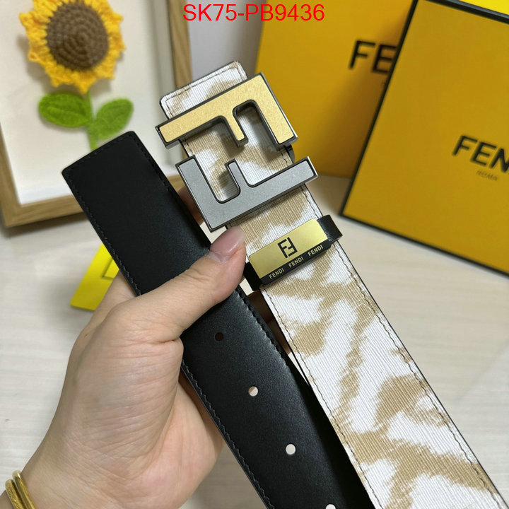 Belts-Fendi aaaaa customize ID: PB9436 $: 75USD