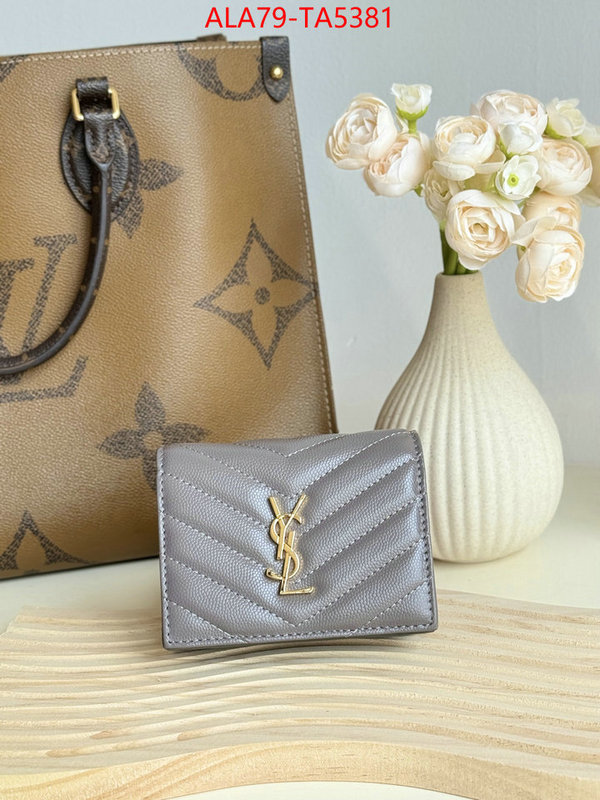 YSL Bags(TOP)-Wallet- find replica ID: TA5381 $: 79USD,