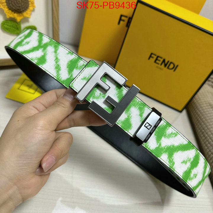 Belts-Fendi aaaaa customize ID: PB9436 $: 75USD