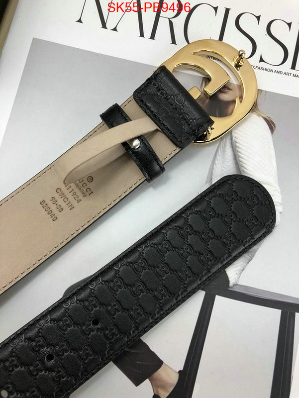 Belts-Gucci top fake designer ID: PB9496 $: 55USD