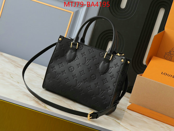 LV Bags(4A)-Handbag Collection- 1:1 replica ID: BA4195 $: 79USD,