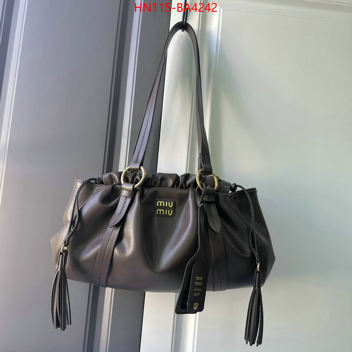 Miu Miu Bags(TOP)-Handbag- wholesale imitation designer replicas ID: BA4242 $: 115USD,