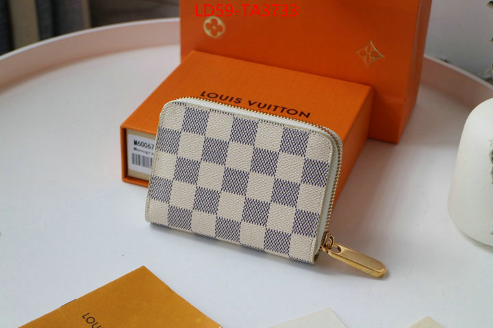 LV Bags(TOP)-Wallet 2024 perfect replica designer ID: TA3733 $: 59USD,