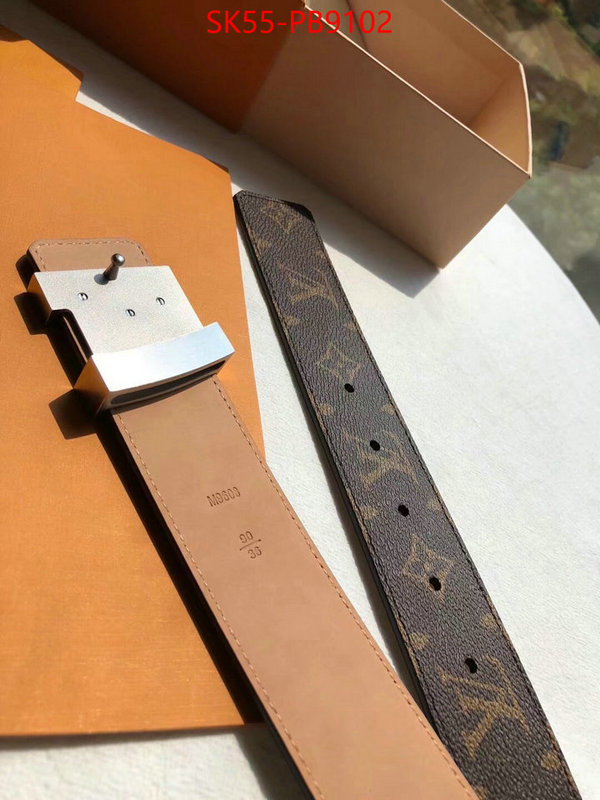 Belts-LV replica aaaaa designer ID: PB9102 $: 55USD