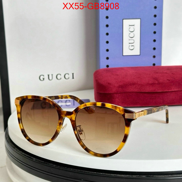 Glasses-Gucci perfect quality ID: GB8908 $: 55USD