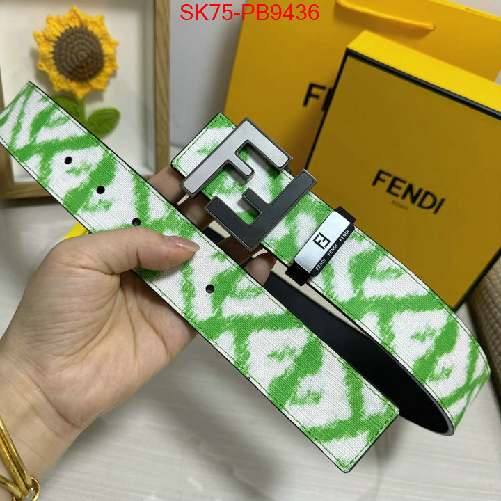 Belts-Fendi aaaaa customize ID: PB9436 $: 75USD