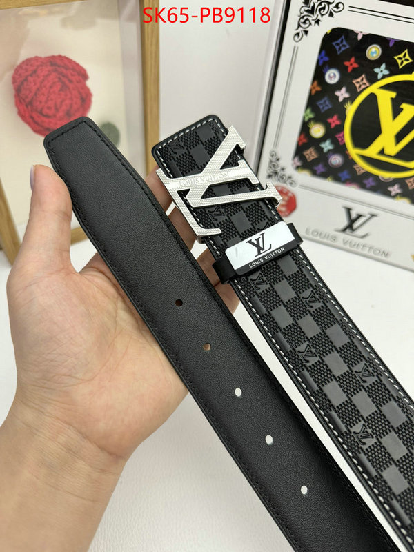 Belts-LV fashion designer ID: PB9118 $: 65USD