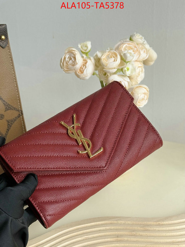 YSL Bags(TOP)-Wallet- best luxury replica ID: TA5378 $: 105USD,