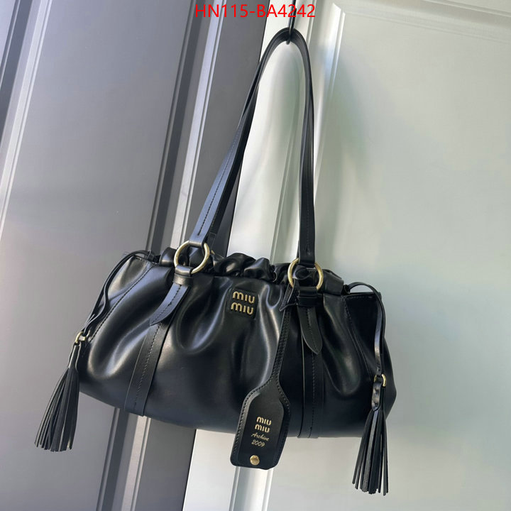 Miu Miu Bags(TOP)-Handbag- wholesale imitation designer replicas ID: BA4242 $: 115USD,