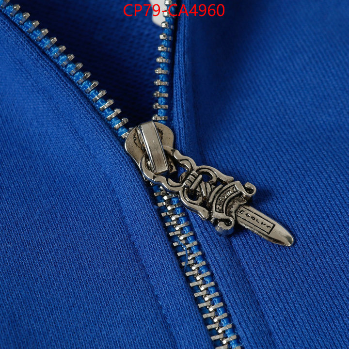 Clothing-Chrome Hearts cheap replica ID: CA4960 $: 79USD