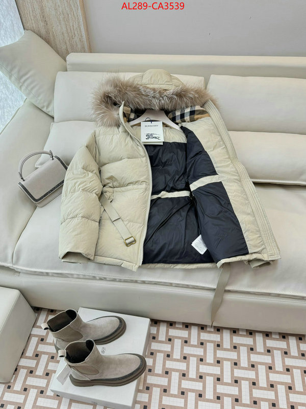 Down jacket Women-Burberry the highest quality fake ID: CA3539 $: 289USD