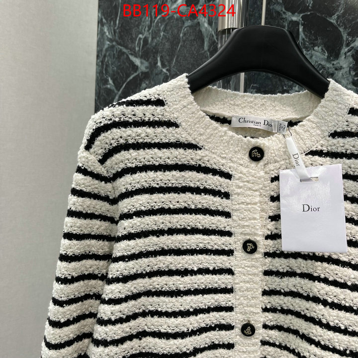 Clothing-Dior where to buy ID: CA4324 $: 119USD