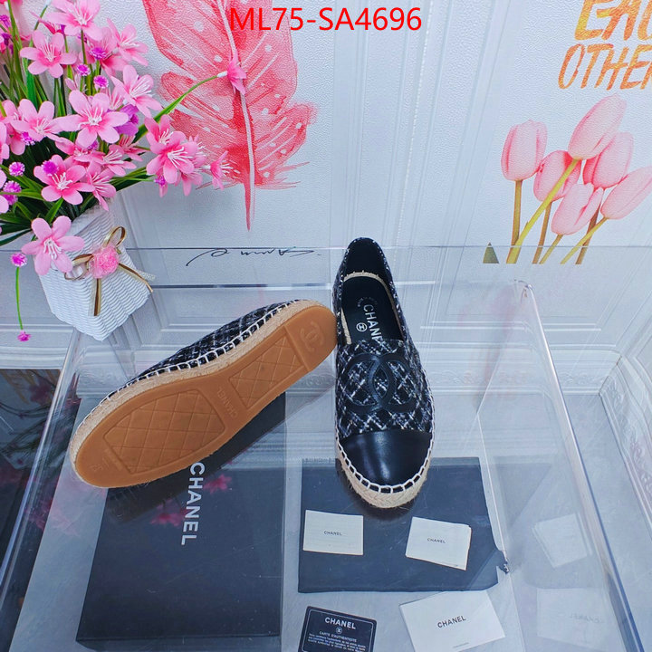 Women Shoes-Chanel what's the best place to buy replica ID: SA4696 $: 75USD