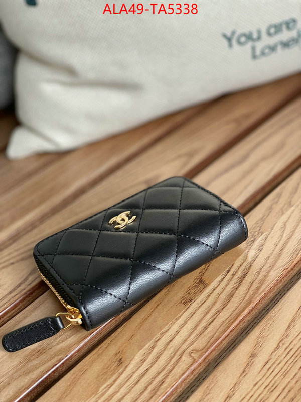 Chanel Bags(TOP)-Wallet- cheap ID: TA5338 $: 49USD,