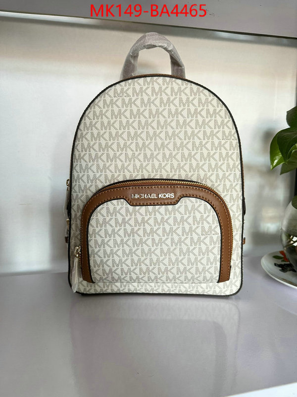 Michael Kors Bags(TOP)-Backpack- from china ID: BA4465 $: 149USD,