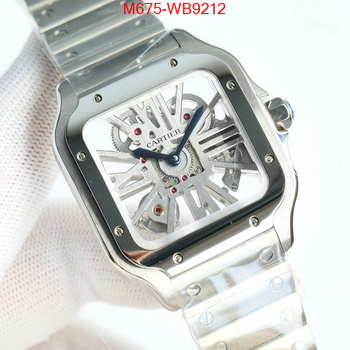 Watch(TOP)-Cartier cheap replica ID: WB9212 $: 675USD