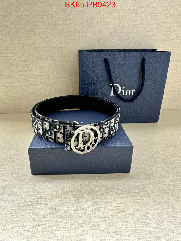 Belts-Dior replcia cheap ID: PB9423 $: 65USD