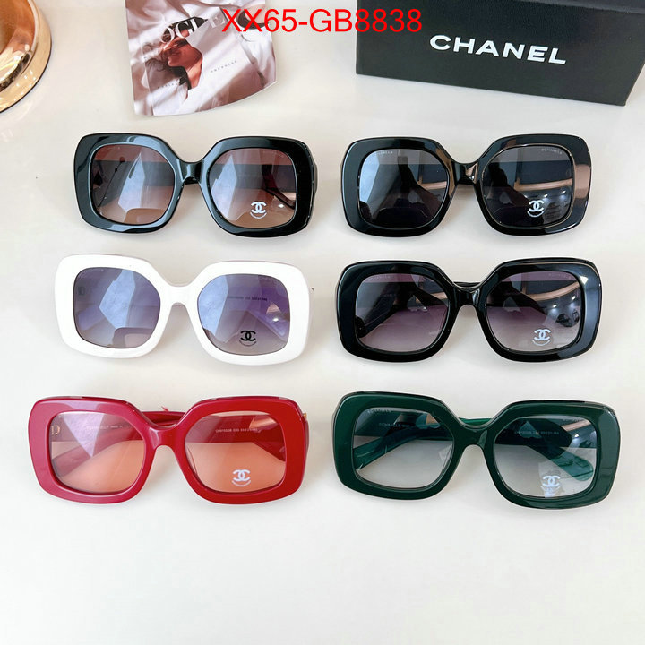 Glasses-Chanel fake aaaaa ID: GB8838 $: 65USD