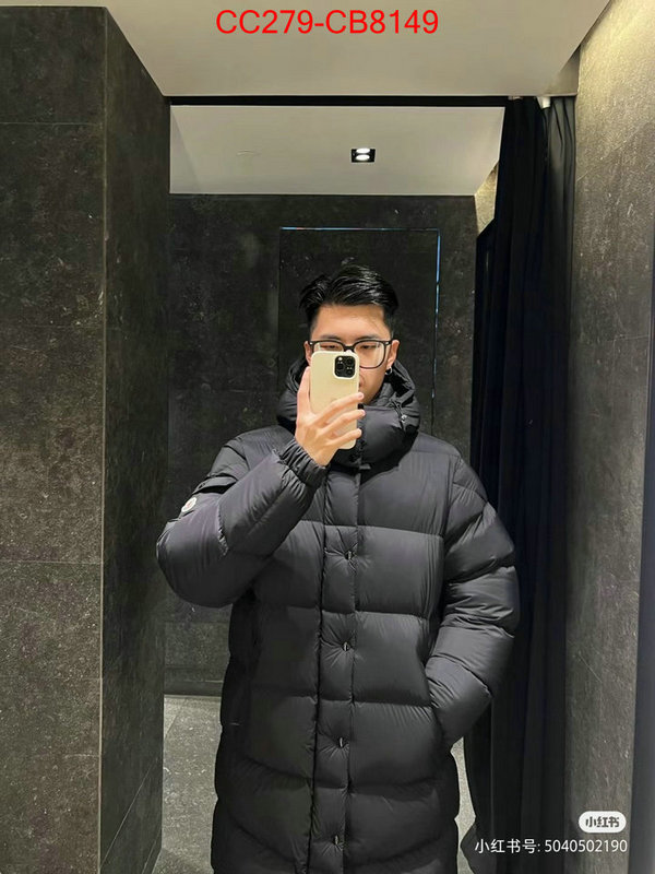 Down jacket Men-Moncler shop designer replica ID: CB8149 $: 279USD