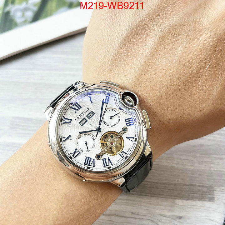 Watch(TOP)-Cartier cheap replica ID: WB9211 $: 219USD