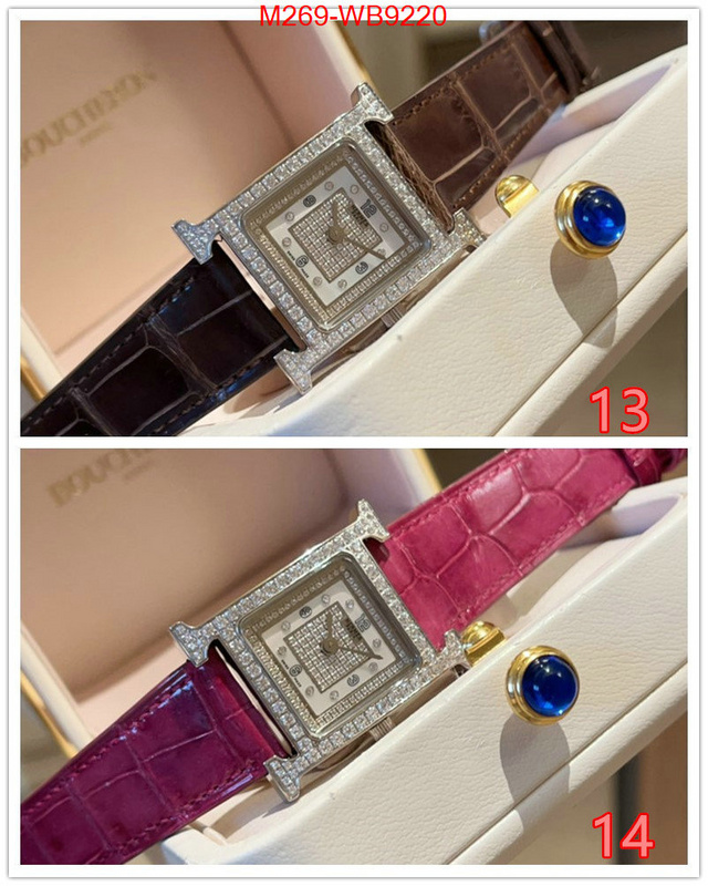 Watch(TOP)-Hermes how to buy replcia ID: WB9220 $: 269USD