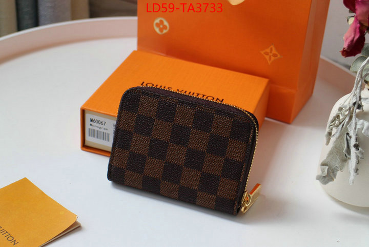 LV Bags(TOP)-Wallet 2024 perfect replica designer ID: TA3733 $: 59USD,