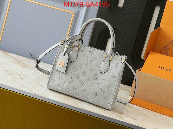 LV Bags(4A)-Handbag Collection- 1:1 replica ID: BA4195 $: 79USD,