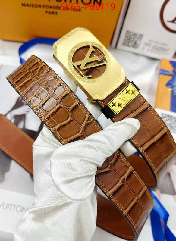 Belts-LV quality replica ID: PB9119 $: 65USD