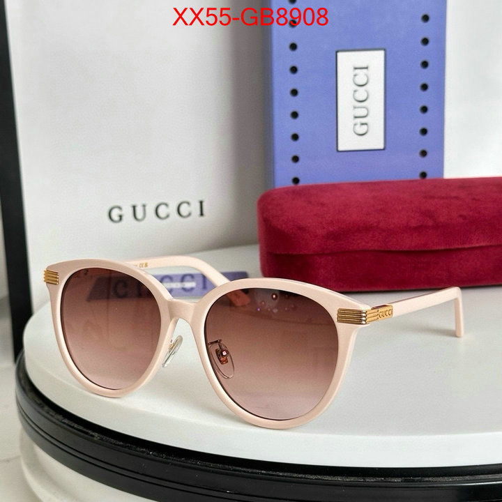 Glasses-Gucci perfect quality ID: GB8908 $: 55USD