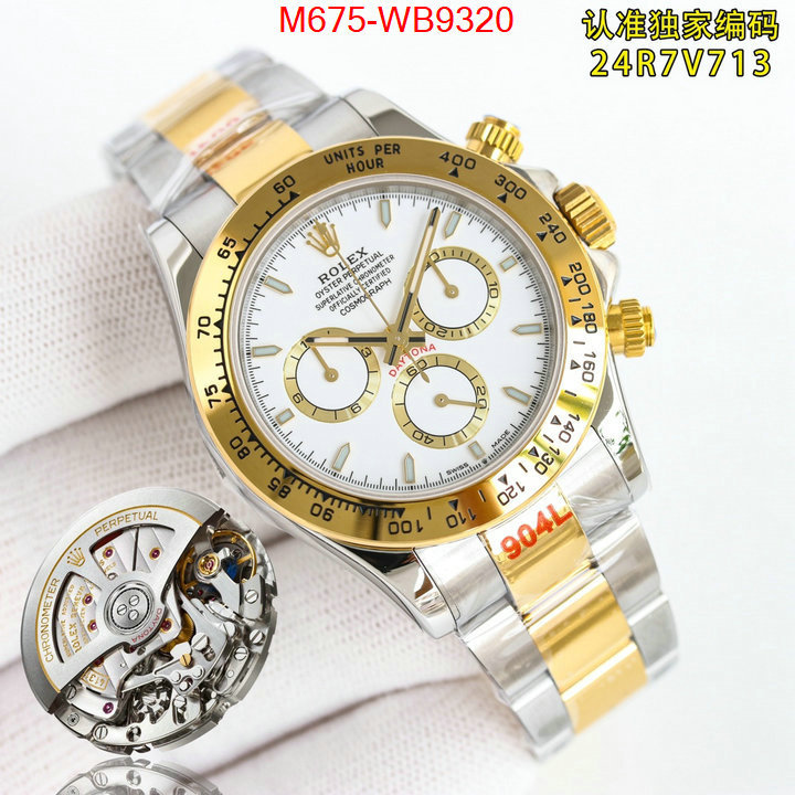 Watch(TOP)-Rolex replica for cheap ID: WB9320 $: 675USD