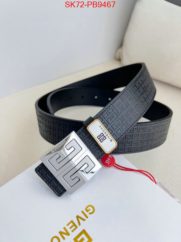 Belts-Givenchy top quality fake ID: PB9467 $: 72USD