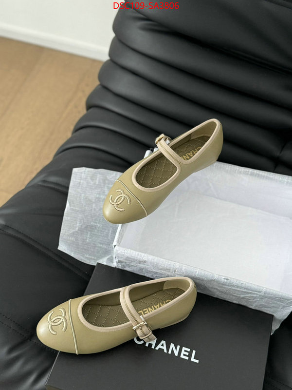 Women Shoes-Chanel high quality aaaaa replica ID: SA3806 $: 109USD