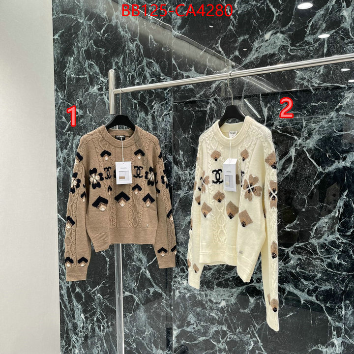 Clothing-Chanel online store ID: CA4280 $: 125USD