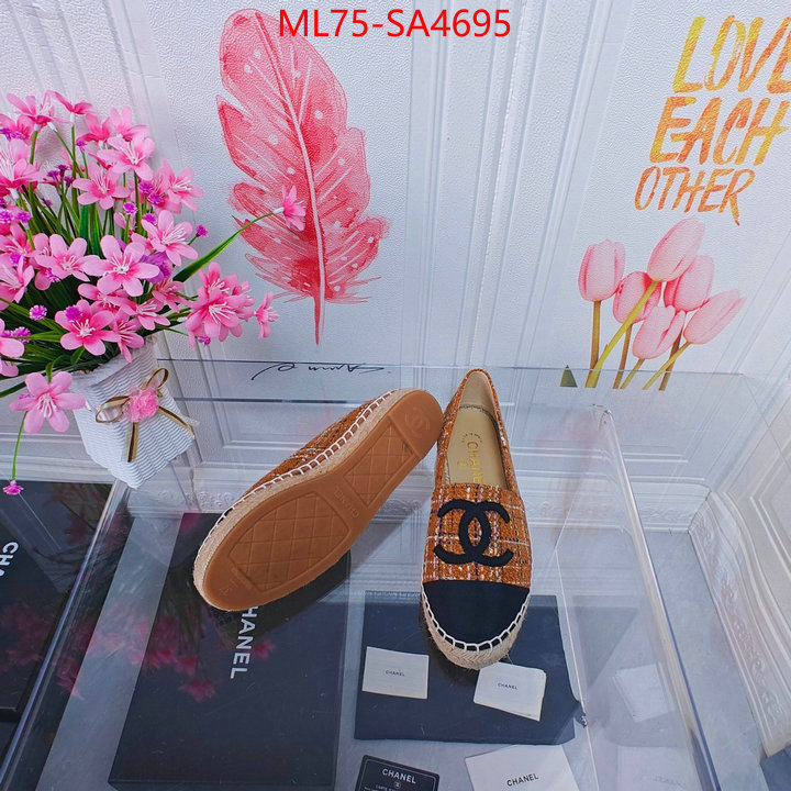 Women Shoes-Chanel how to find designer replica ID: SA4695 $: 75USD