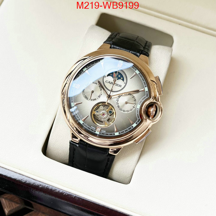 Watch(TOP)-Cartier top grade ID: WB9199 $: 219USD