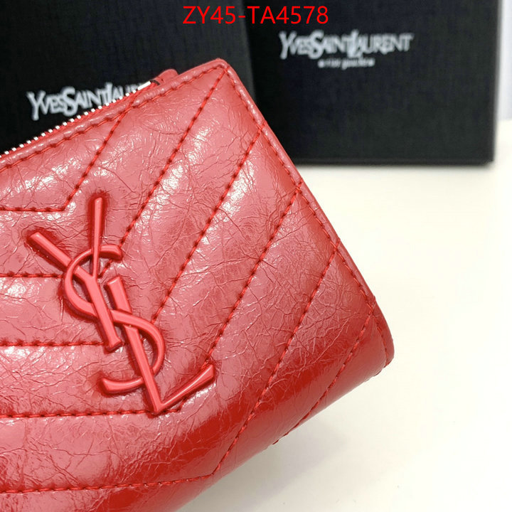 YSL Bags(4A)-Wallet- designer ID: TA4578 $: 45USD,