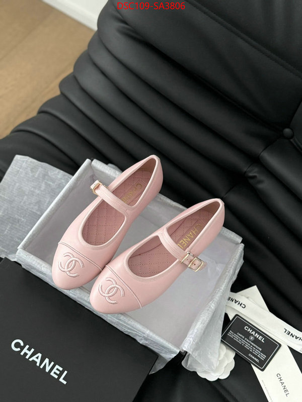 Women Shoes-Chanel high quality aaaaa replica ID: SA3806 $: 109USD