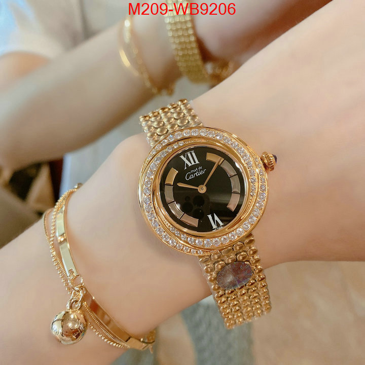 Watch(TOP)-Cartier buy replica ID: WB9206 $: 209USD