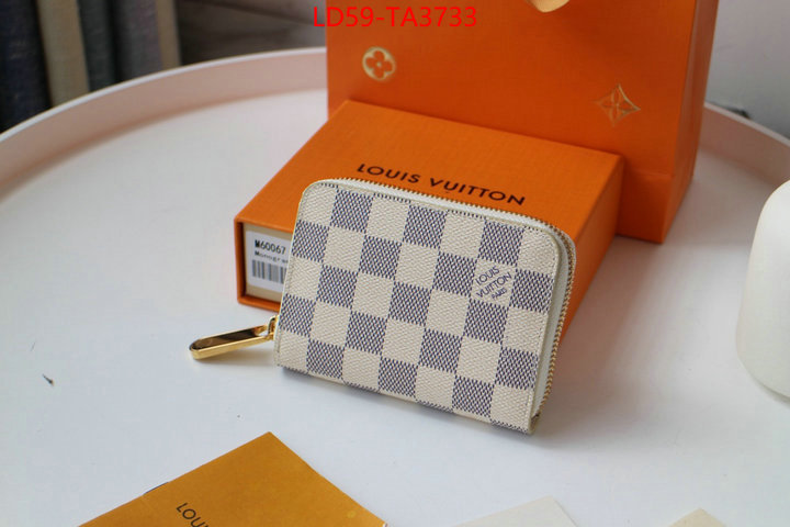 LV Bags(TOP)-Wallet 2024 perfect replica designer ID: TA3733 $: 59USD,