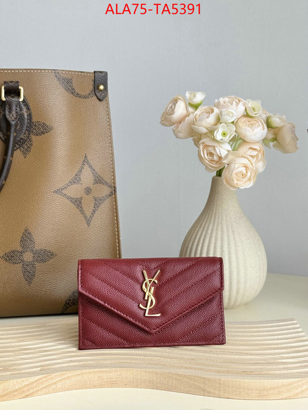 YSL Bags(TOP)-Wallet- best quality fake ID: TA5391 $: 75USD,