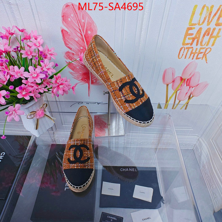 Women Shoes-Chanel how to find designer replica ID: SA4695 $: 75USD