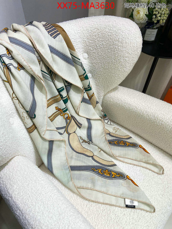 Scarf-Hermes luxury fake ID: MA3630 $: 75USD