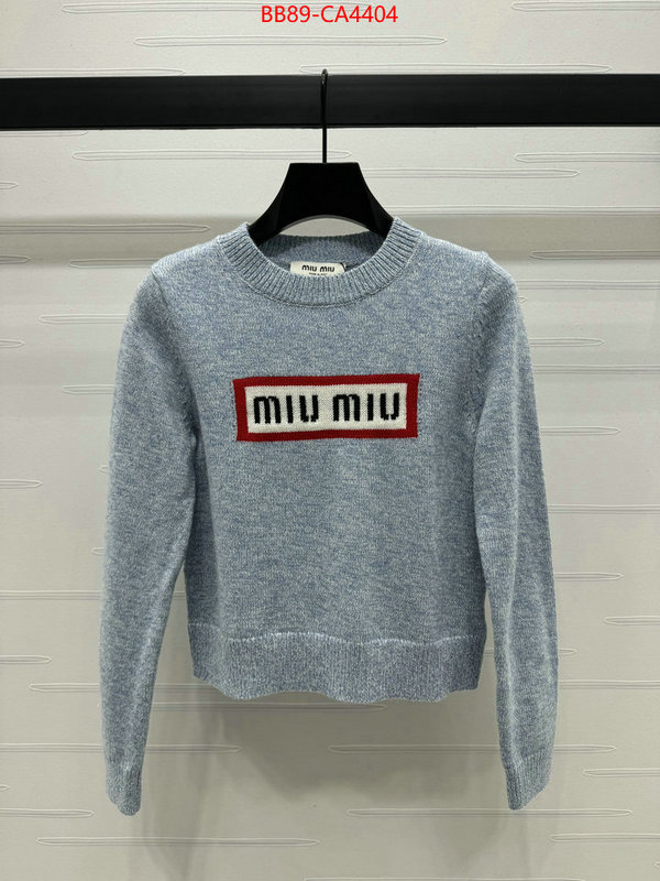 Clothing-MIU MIU customize the best replica ID: CA4404 $: 89USD