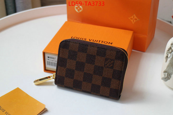 LV Bags(TOP)-Wallet 2024 perfect replica designer ID: TA3733 $: 59USD,