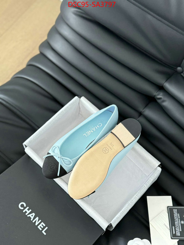 Women Shoes-Chanel we provide top cheap aaaaa ID: SA3797 $: 95USD