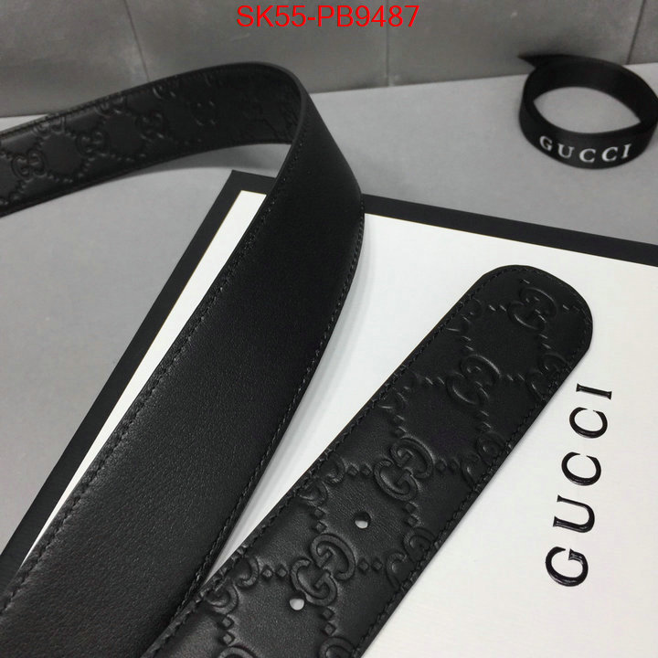 Belts-Gucci top quality fake ID: PB9487 $: 55USD